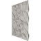 Ekena Millwork 19 5/8in. W x 19 5/8in. H Leto EnduraWall Decorative 3D Wall Panel Covers 2.67 Sq. Ft. WP20X20LTGHC - alternate 2
